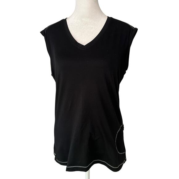 Alo black sleeveless tank top size L - Picture 1 of 10